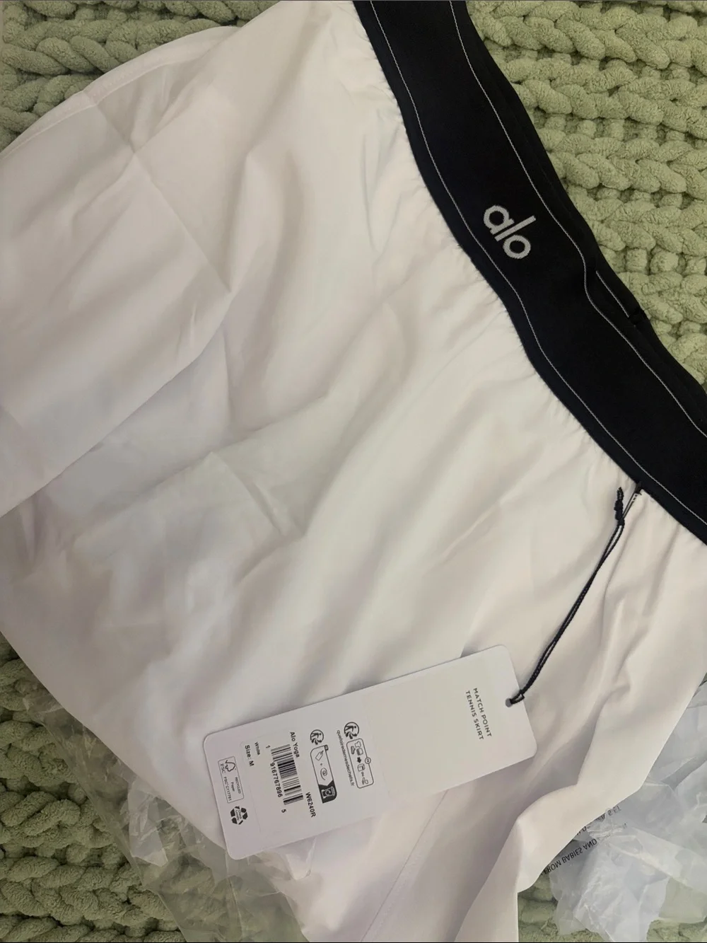 ALO Yoga White Match Point Tennis Skirt - Picture 4 of 7